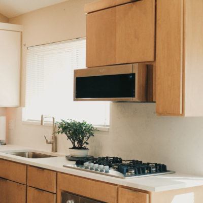 Luxurious, modern kitchen in a smaller space